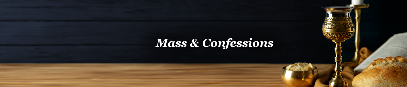Mass & Confession Times